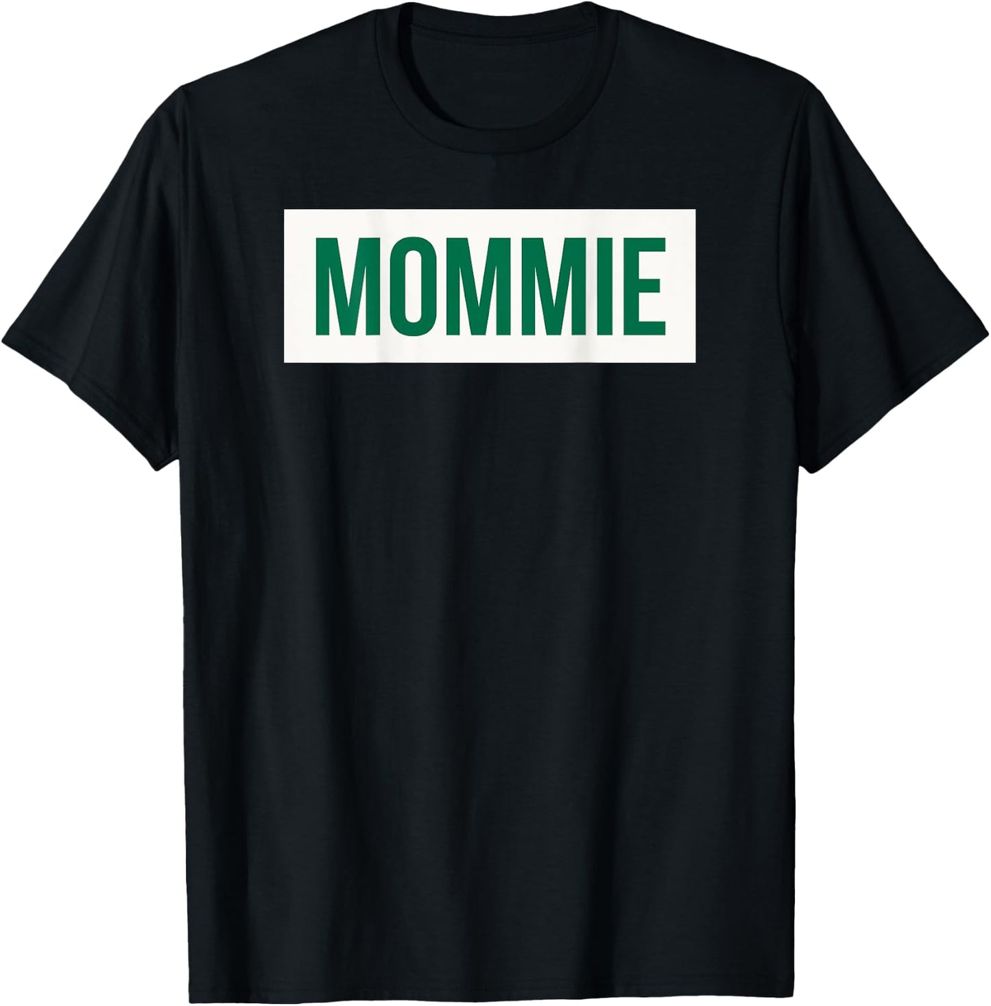 Mommie Caddie Mommy Golf Puns (Back) Cool Golfing Golfer Mom T-Shirt - T-Shirt | Black