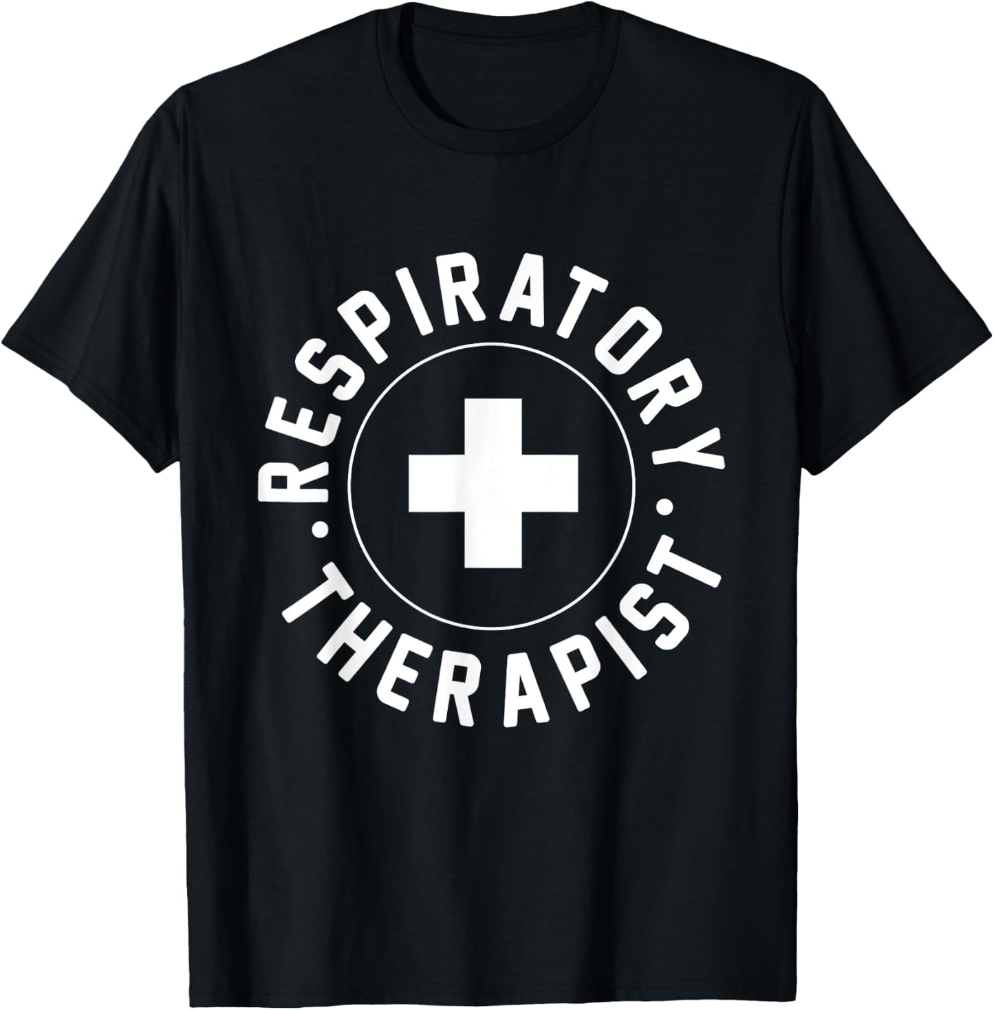Breathing Life Into Healthcare: Respiratory Therapist T-Shirt - T-Shirt | Black
