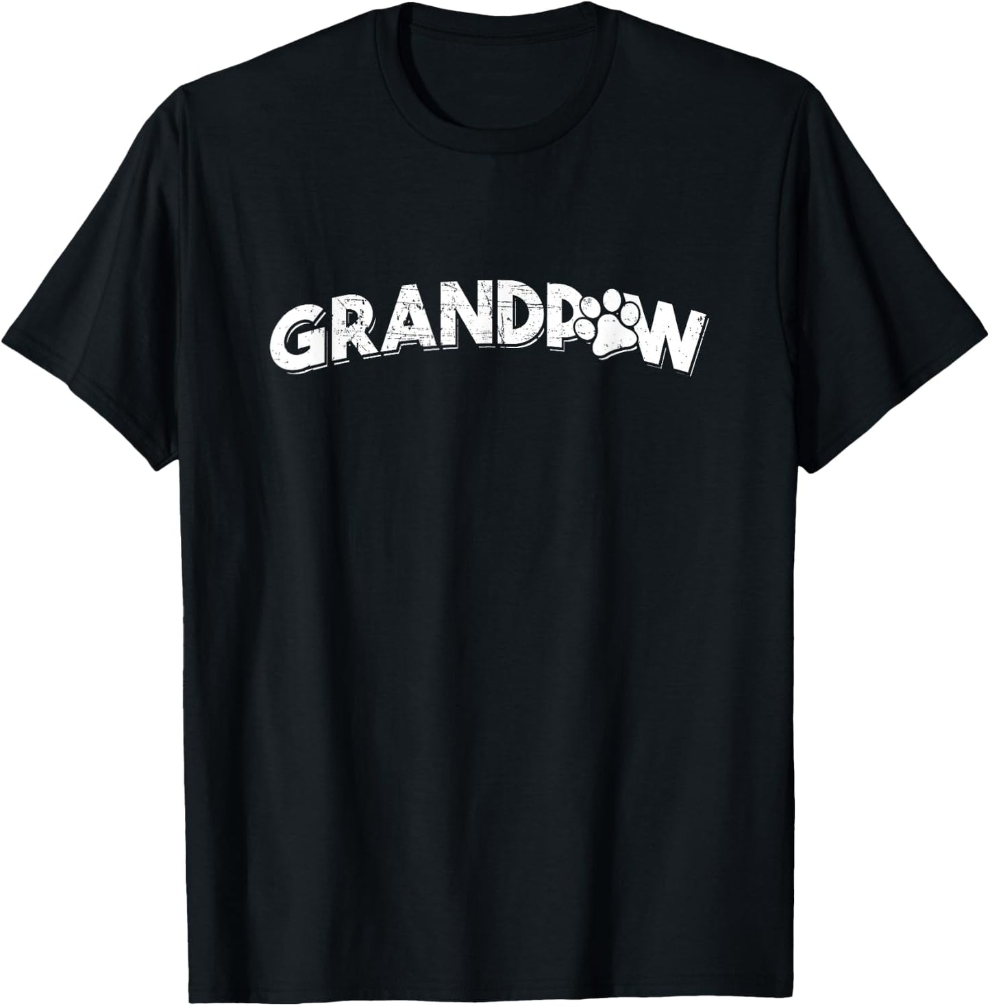 Grandpaw Dog Grandpa Shirts Grand Paw Gifts Men Grandparents T-Shirt - T-Shirt | Black