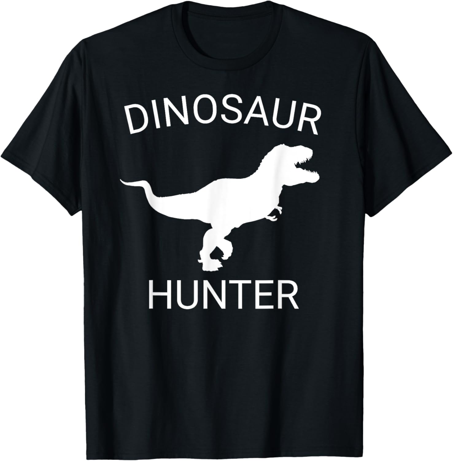 Dinosaur Hunter T-Rex T-Shirt - T-Shirt | Black