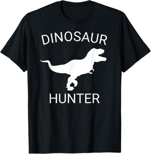 Dinosaur Hunter T-Rex T-Shirt - T-Shirt | Black