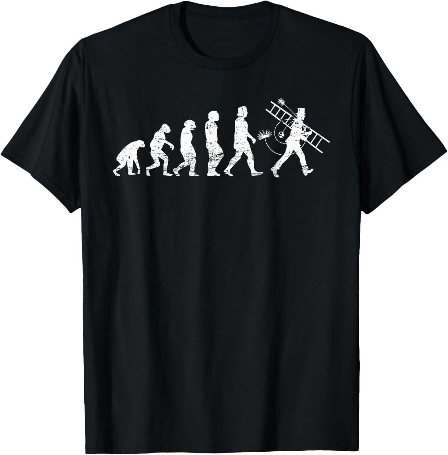Schornsteinfeger Rauchfangkehrer Kaminfeger Kaminkehrer T-Shirt - T-Shirt | Black