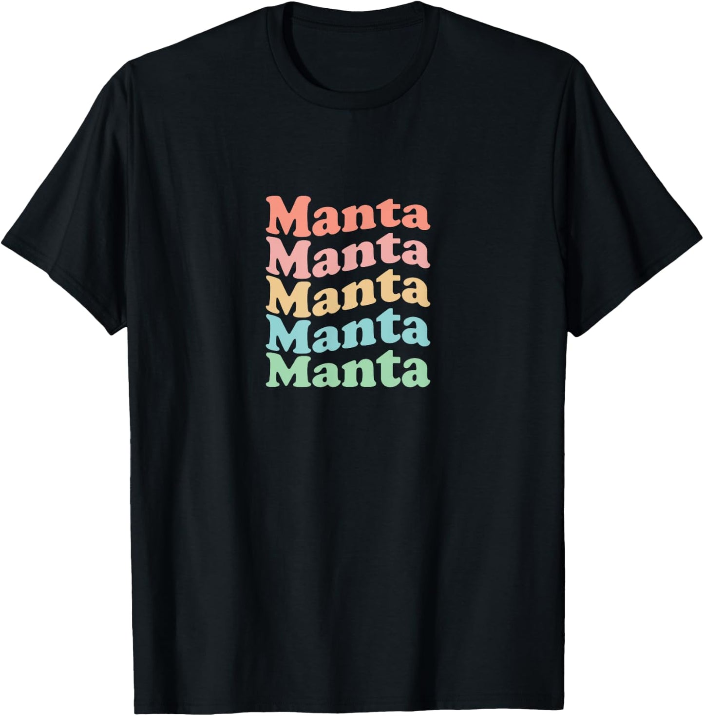 Vintage 70s Ecuador Hippie City Retro Manta , black T-Shirt - T-Shirt | Black