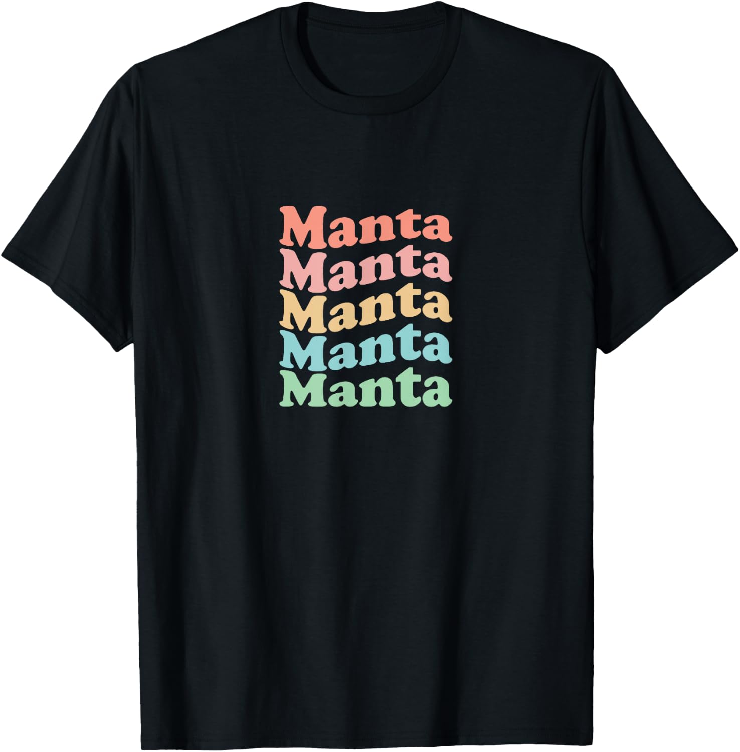 Vintage 70s Ecuador Hippie City Retro Manta , black T-Shirt - T-Shirt | Black