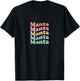 Vintage 70s Ecuador Hippie City Retro Manta , black T-Shirt - T-Shirt | Black