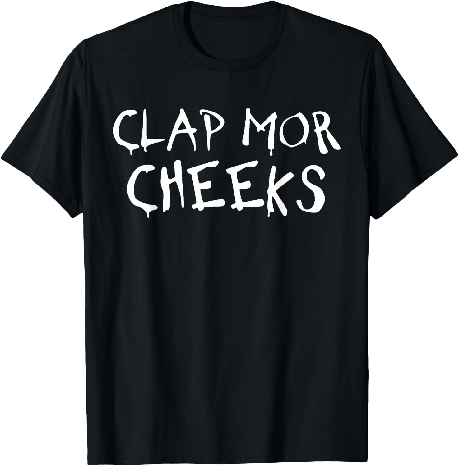 Clap More Cheeks Funny Booty Lover Retro Style Vintage Gym T-Shirt - T-Shirt | Black