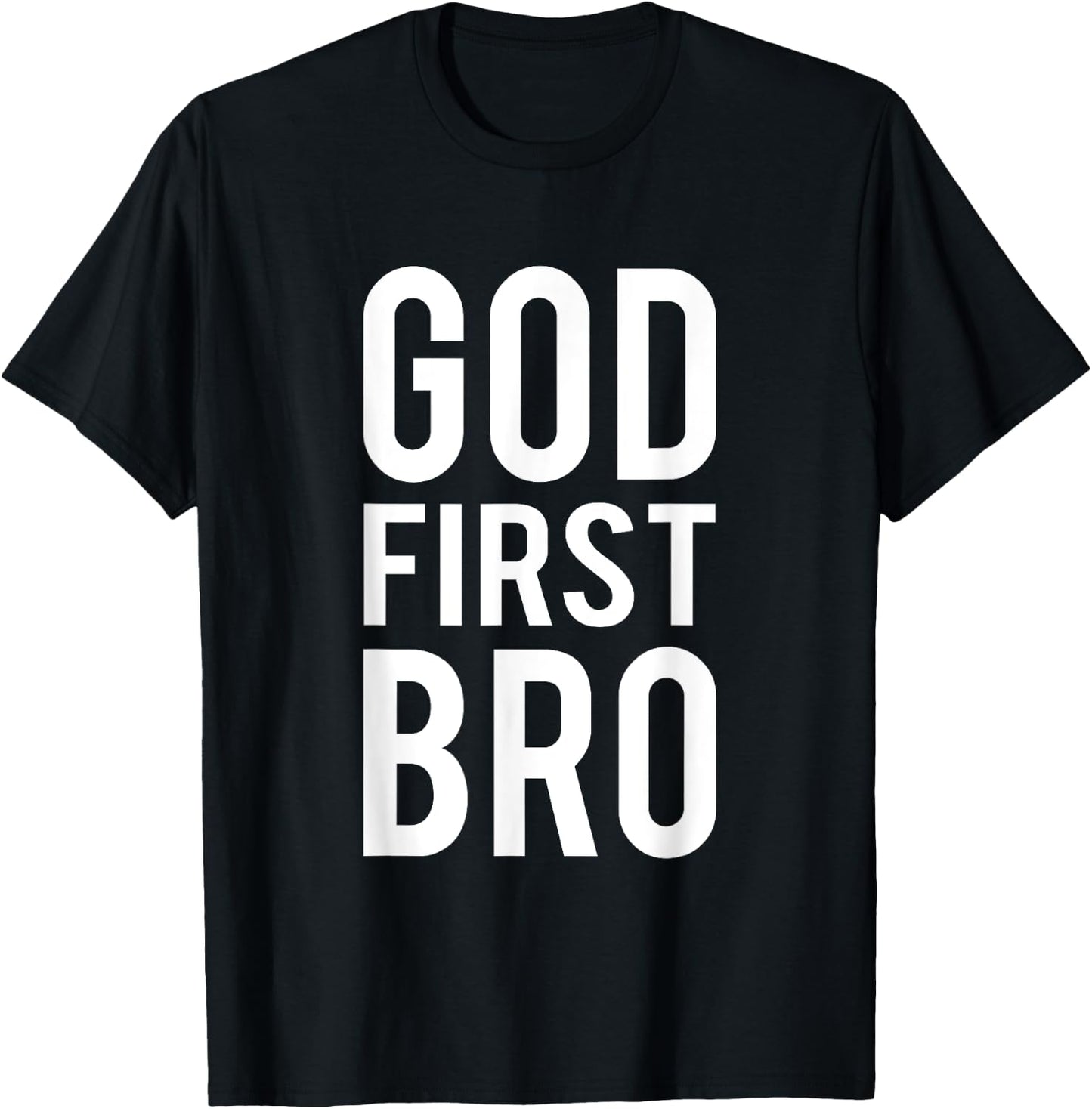 God First Bro Religious God Jesus Christian Faith Cross Lion T-Shirt - T-Shirt | Black