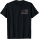 Retired Firefighter American Flag - Vintage Retirement Gift T-Shirt - T-Shirt | Black