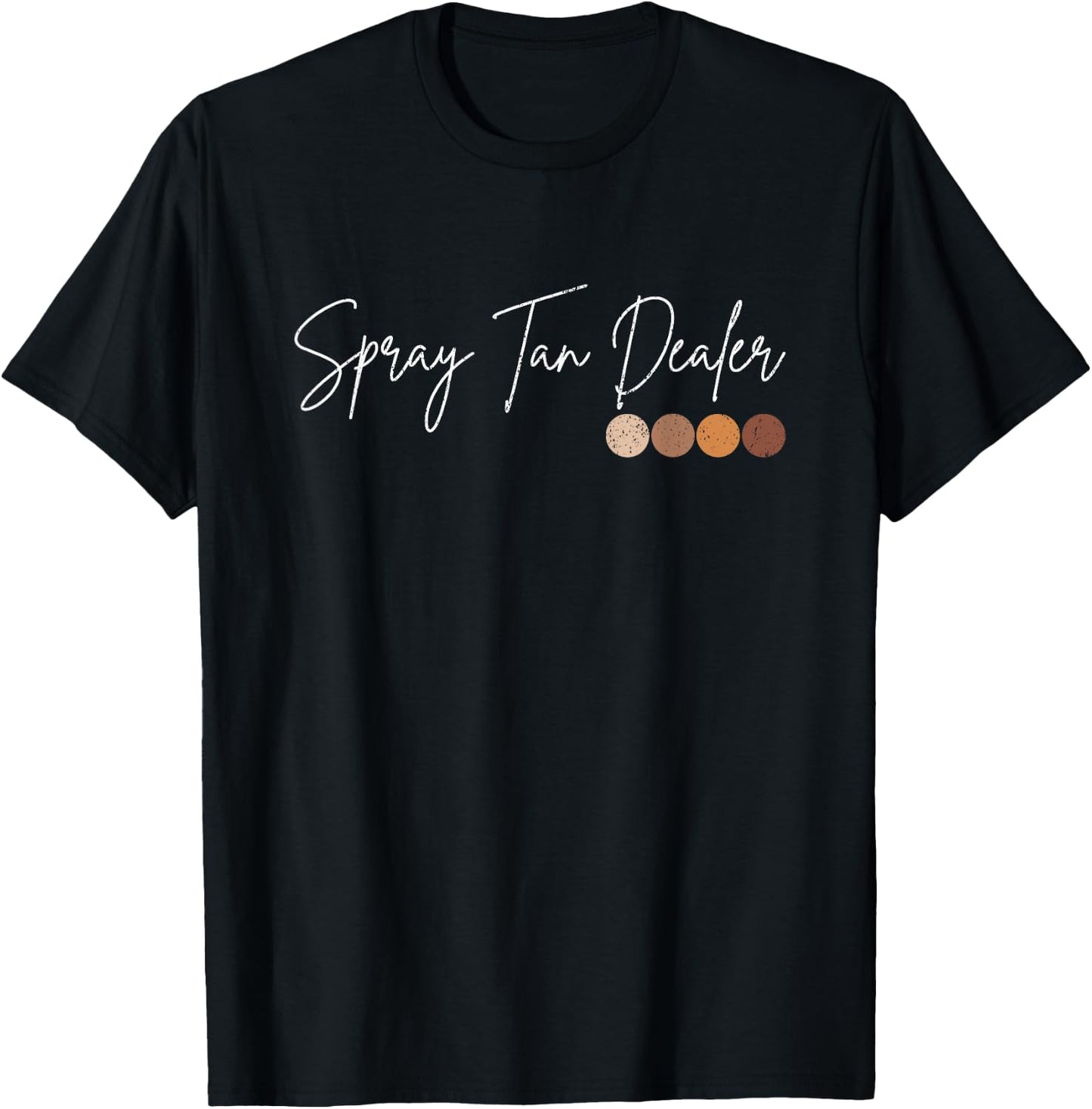 Vintage Spray Tan Dealer Spray Tan Artist T-Shirt - T-Shirt | Black