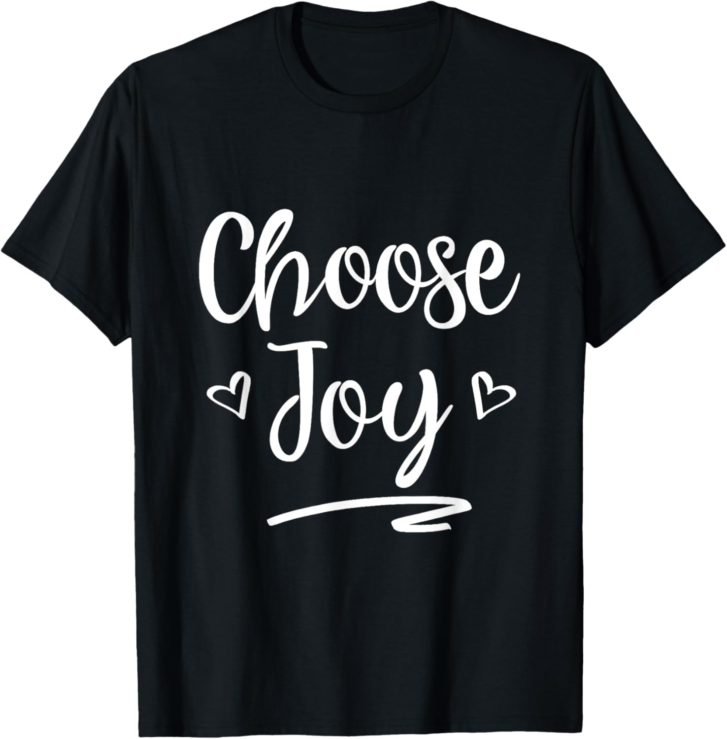 Choose Joy Christian Women Inspirational Faith T-Shirt - T-Shirt | Black