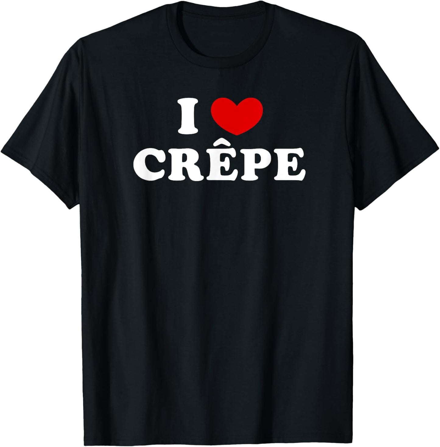 I love pancakes, I like pancakes , Black, S T-Shirt - T-Shirt | Black