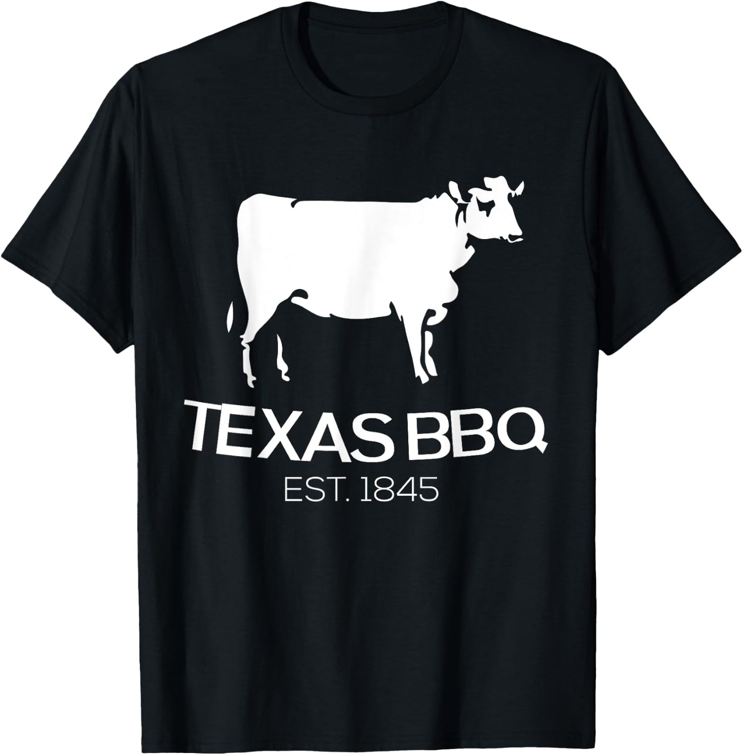 BBQ Texas Style T-Shirt - T-Shirt | Black