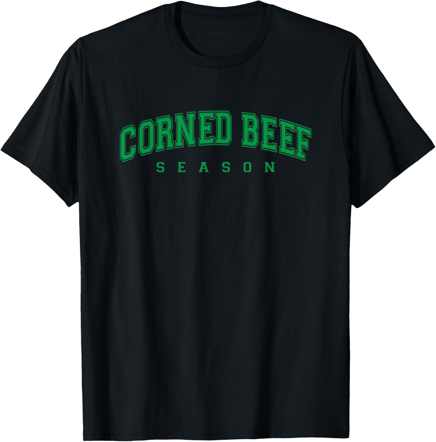 Corned Beef Season Funny St Patricks Day Irish Pride T-Shirt - T-Shirt | Black