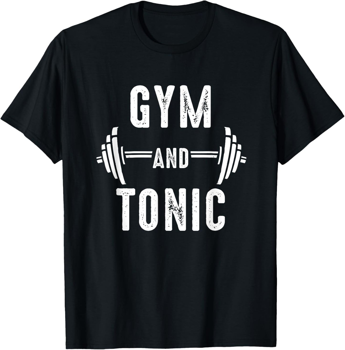 Funny Workout Gym and Tonic Workout T-Shirt - T-Shirt | Black