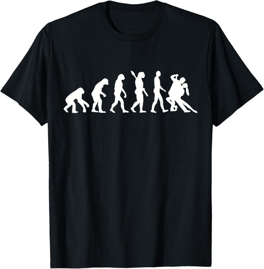 Evolution Tango dancing T-Shirt - T-Shirt | Black