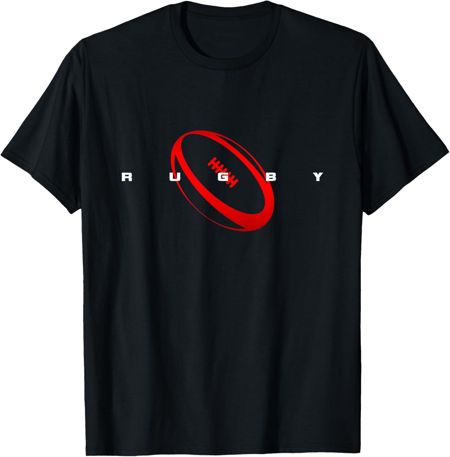 Sports Rugby T-Shirt - T-Shirt | Black