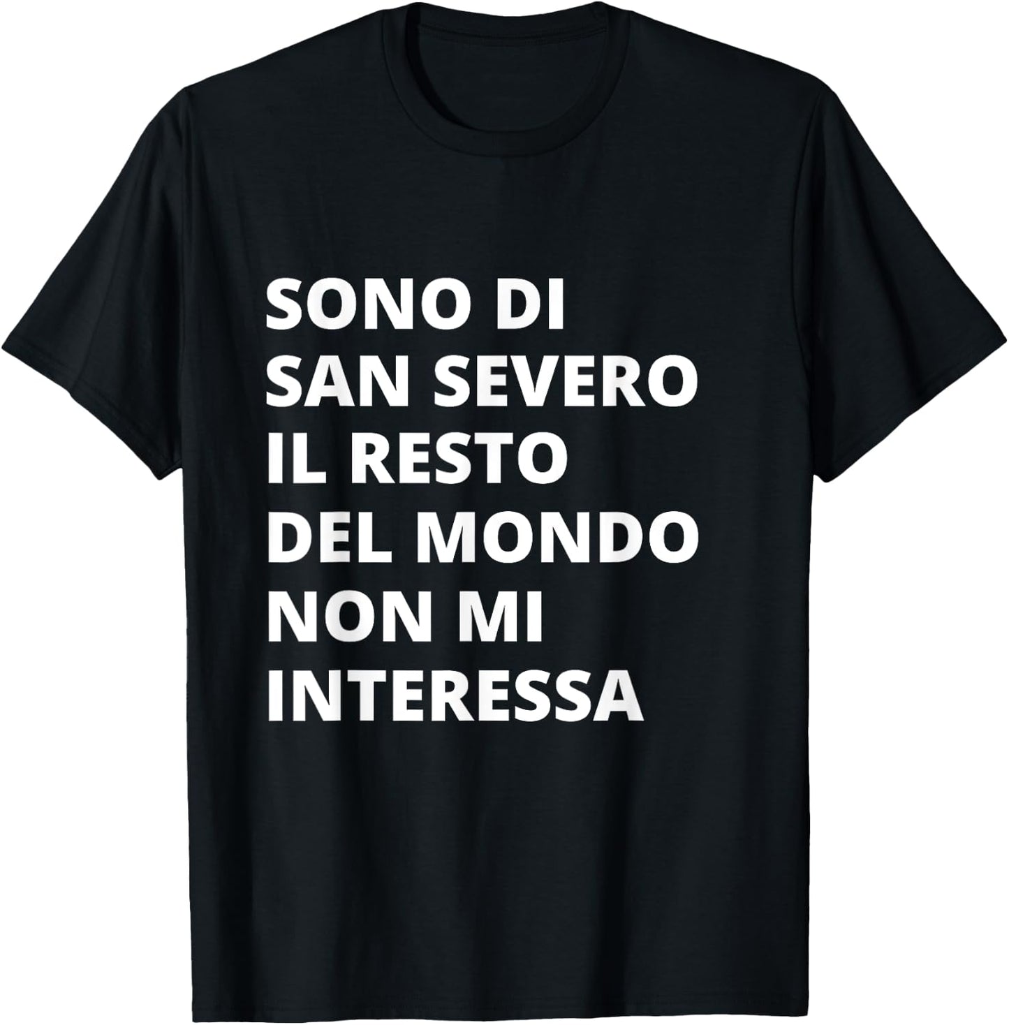 San Severo Città Simpatica Uomo Donna Bambino Souvenir T-Shirt - T-Shirt | Black