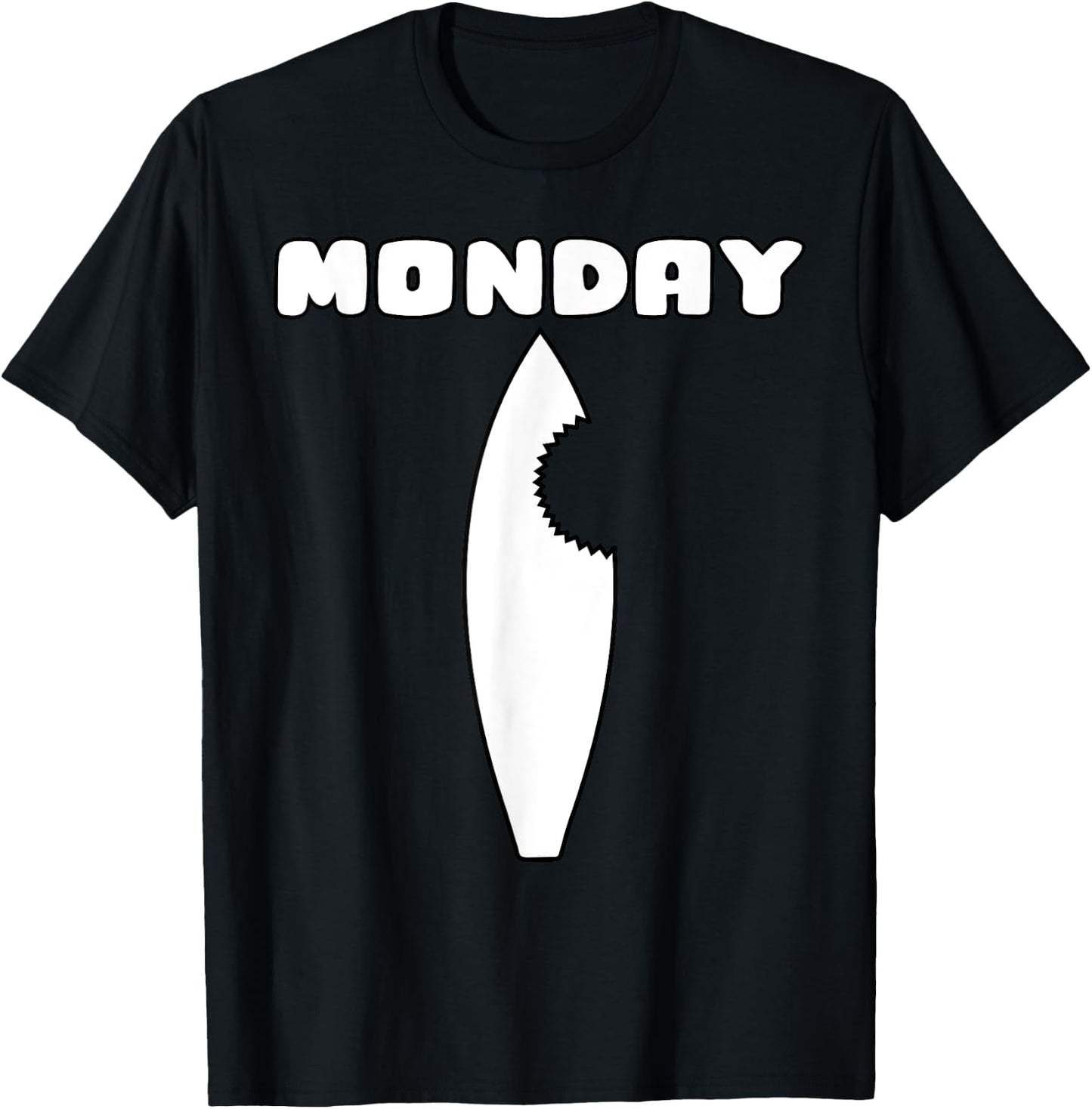 Days of the Week , Costume, Shark T-Shirt - T-Shirt | Black