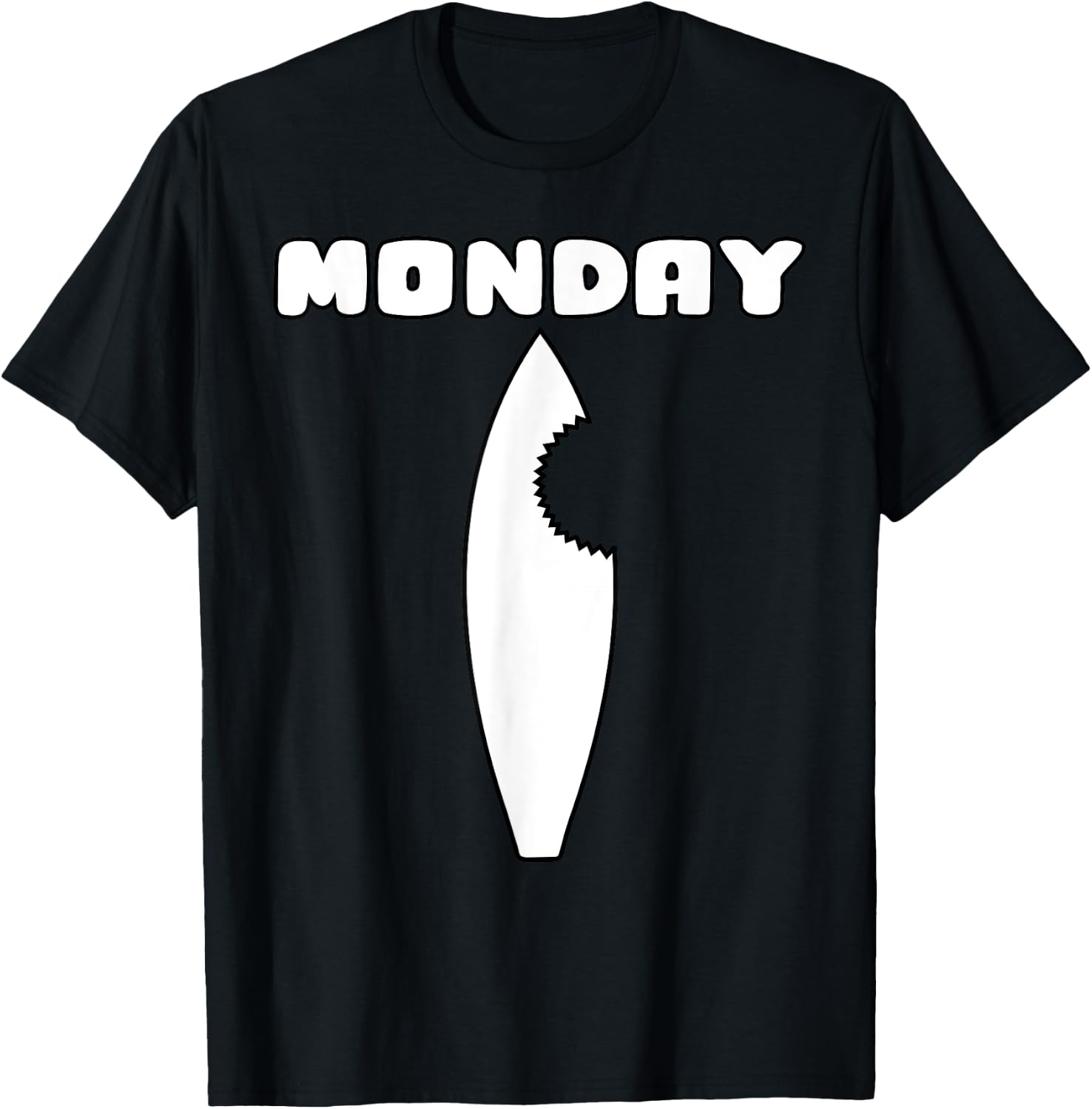 Days of the Week , Costume, Shark T-Shirt - T-Shirt | Black