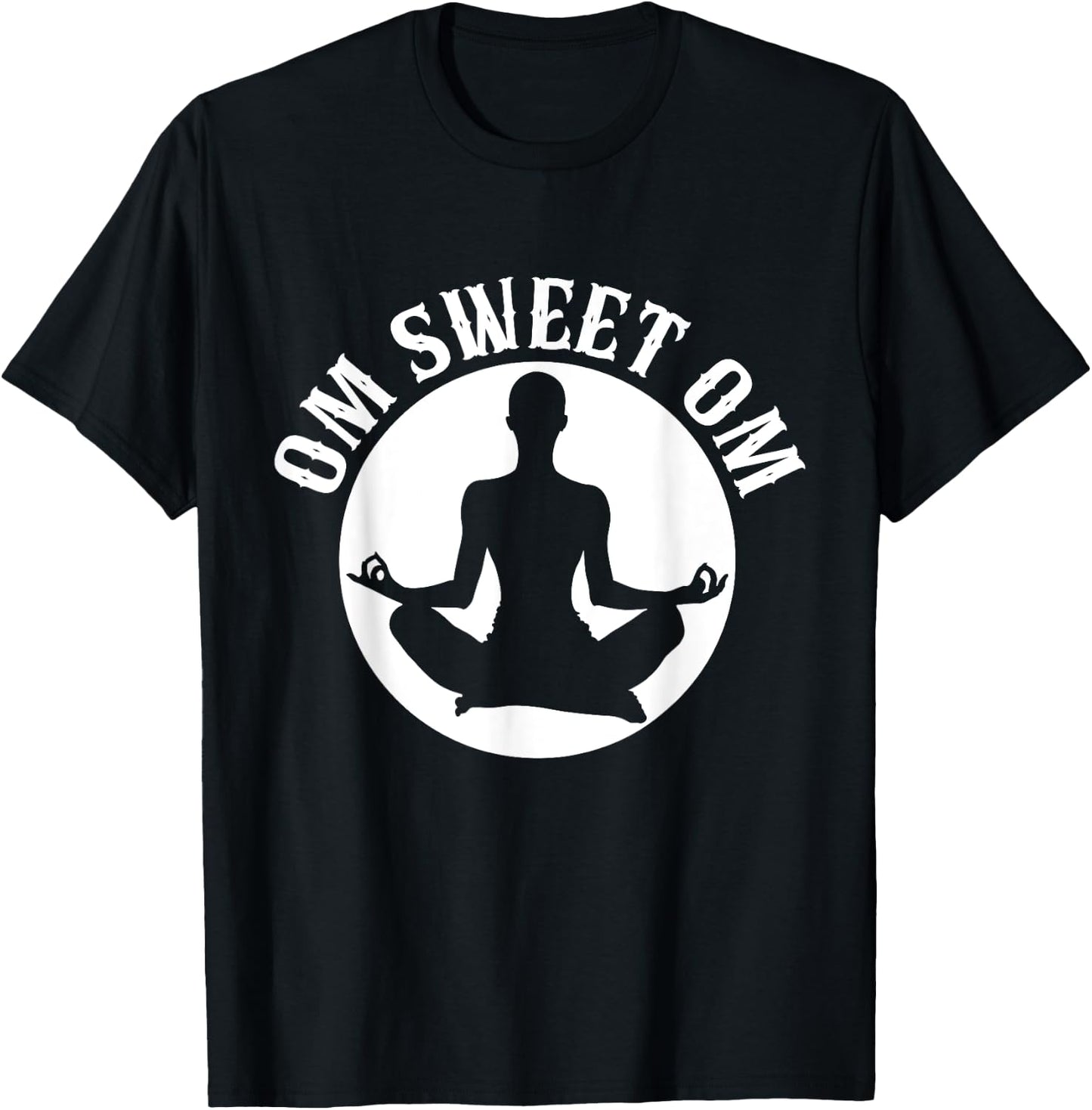 Om Sweet Om Meditation T-Shirt - T-Shirt | Black