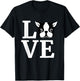 Boston Terrier Shirt I Love My Bostie Gift Dog Lover Women Girls Kids T-Shirt - T-Shirt | Black