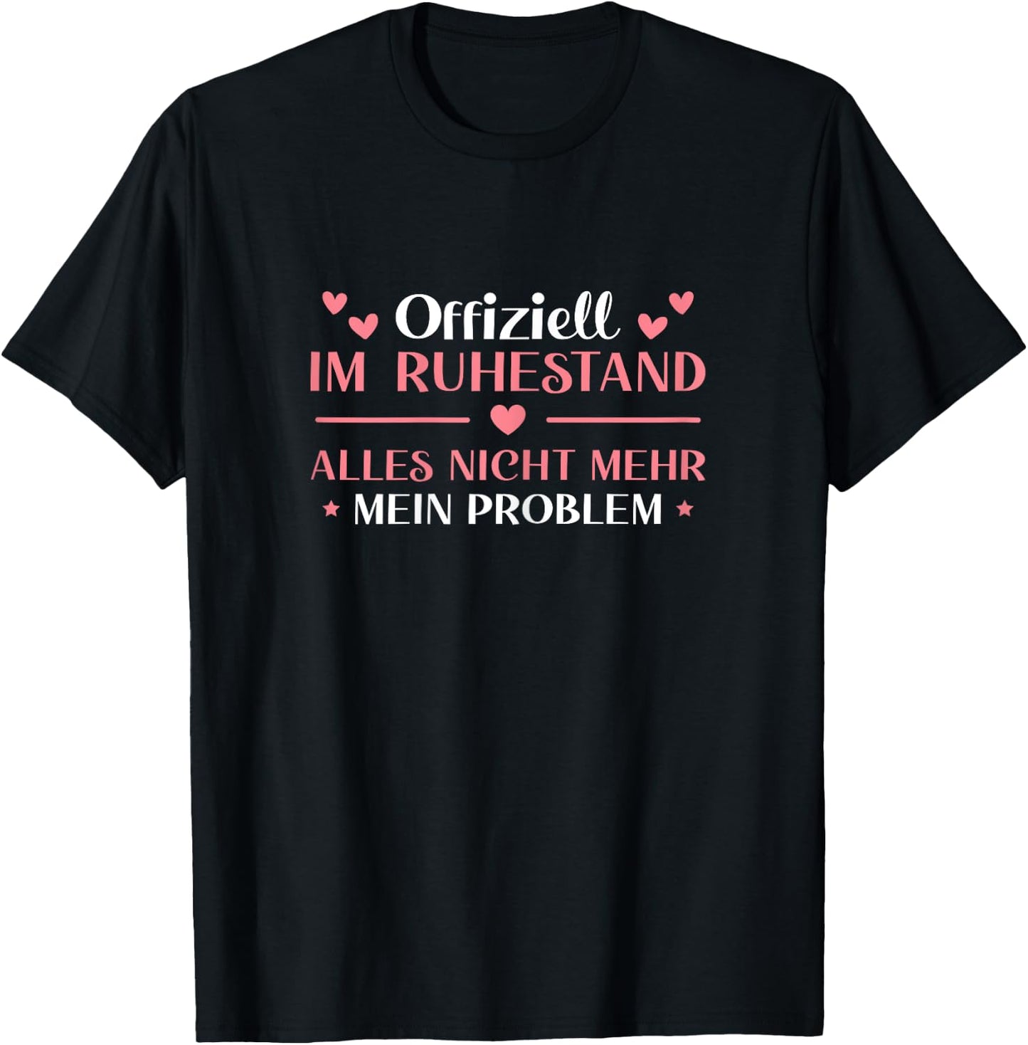 Damen Ruhestand Arbeitskollegin im Rentenalter Rentnerin T-Shirt - T-Shirt | Black