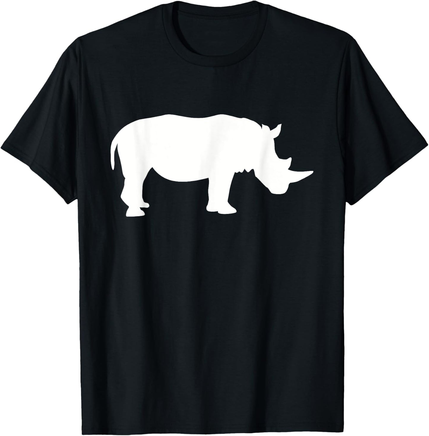 Rhino with horn T-Shirt - T-Shirt | Black
