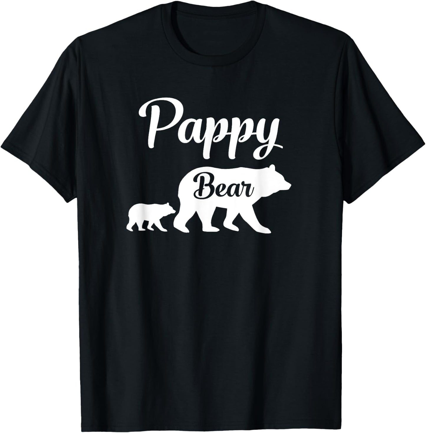 Pappy Bear Funny Gift T-Shirt - T-Shirt | Black