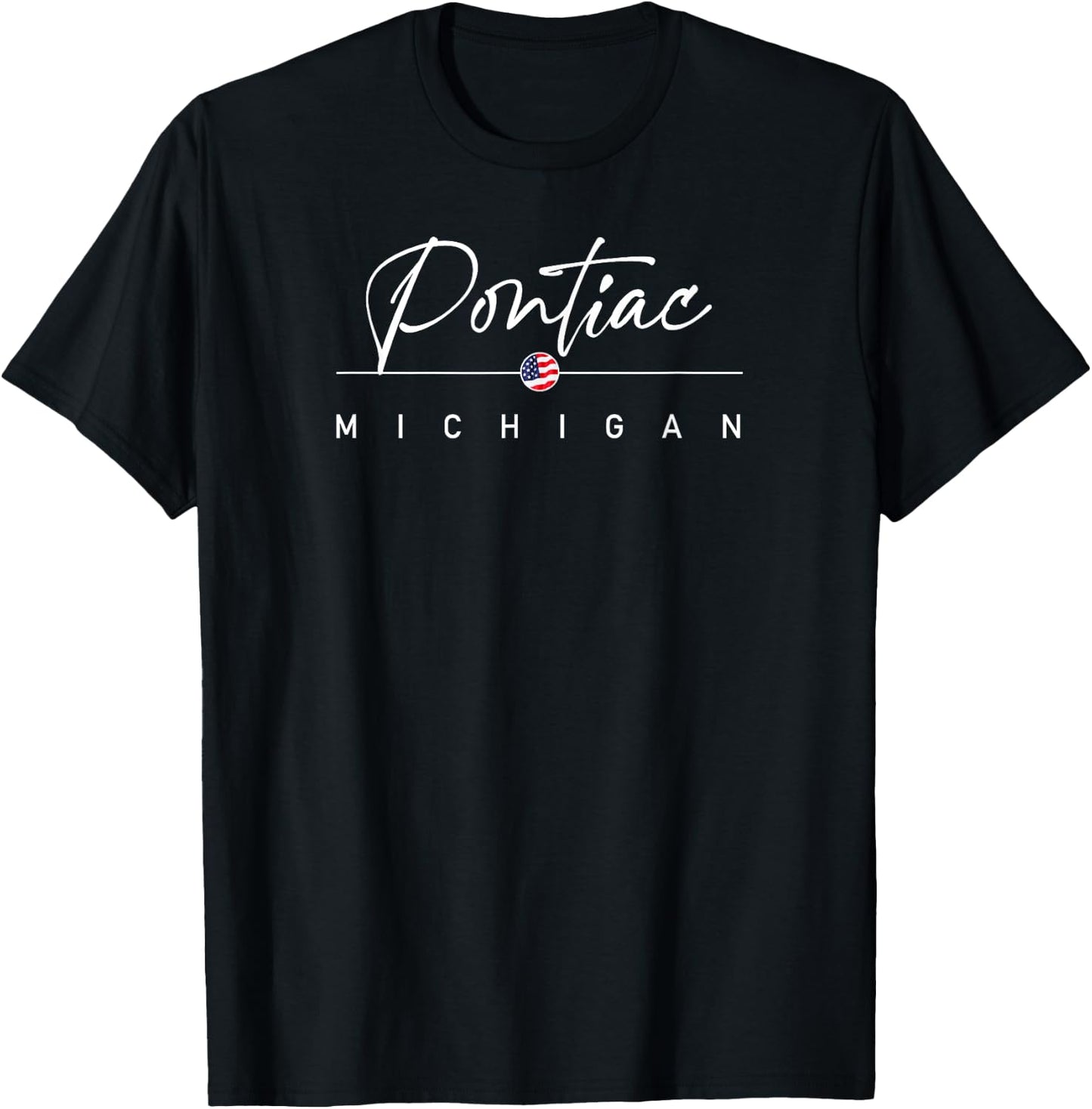 Pontiac, Michigan T-Shirt - T-Shirt | Black