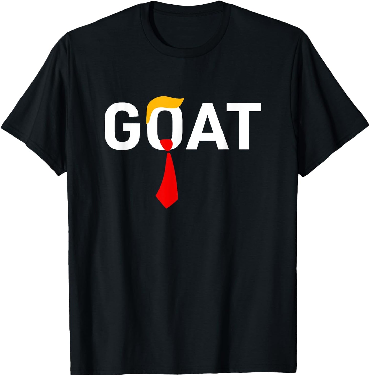 GOAT Vote Trump 2024 Funny Support Republican Pro America T-Shirt - T-Shirt | Black