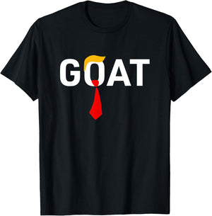 GOAT Vote Trump 2024 Funny Support Republican Pro America T-Shirt - T-Shirt | Black