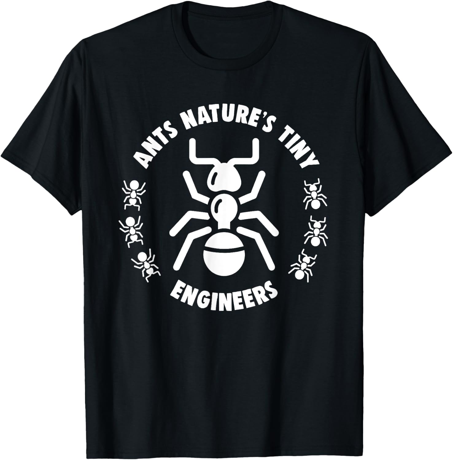 Ant Keeping Ants Natures Tiny engineers Design Ant Keeper T-Shirt - T-Shirt | Black