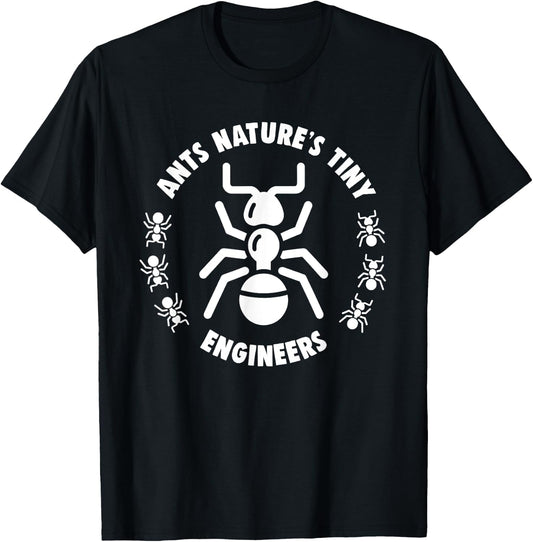 Ant Keeping Ants Natures Tiny engineers Design Ant Keeper T-Shirt - T-Shirt | Black