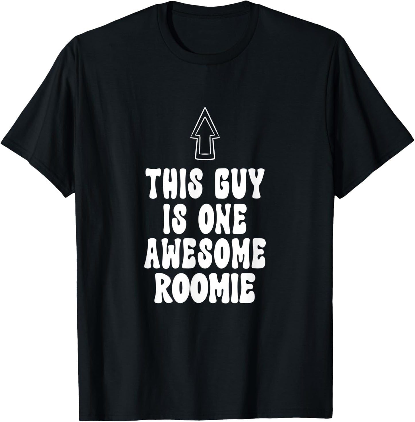 Funny Roommate This Guy Is One Awesome Roomie T-Shirt - T-Shirt | Black