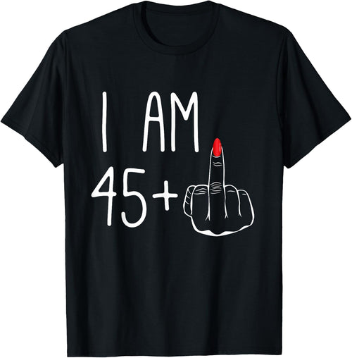 Funny 46th Birthday Women 1979: I Am 45 Plus 1 Middle Finger