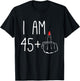 Funny 46th Birthday Women 1979: I Am 45 Plus 1 Middle Finger T-Shirt - T-Shirt | Black