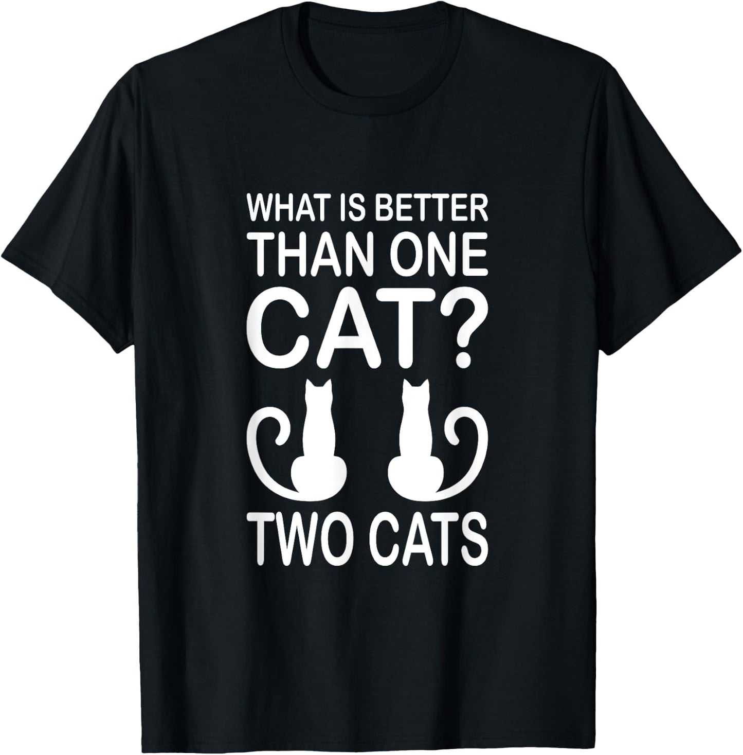 Adults Cat-Themed Black Small Classic Fit Short Sleeve T-Shirt - T-Shirt | Black