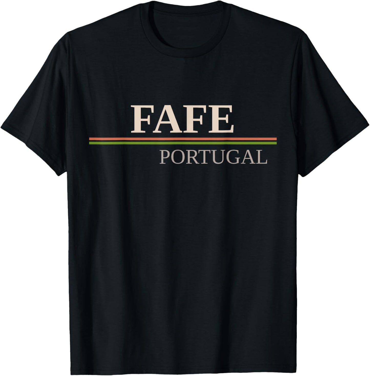 Fafe Portugal , Black, S T-Shirt - T-Shirt | Black