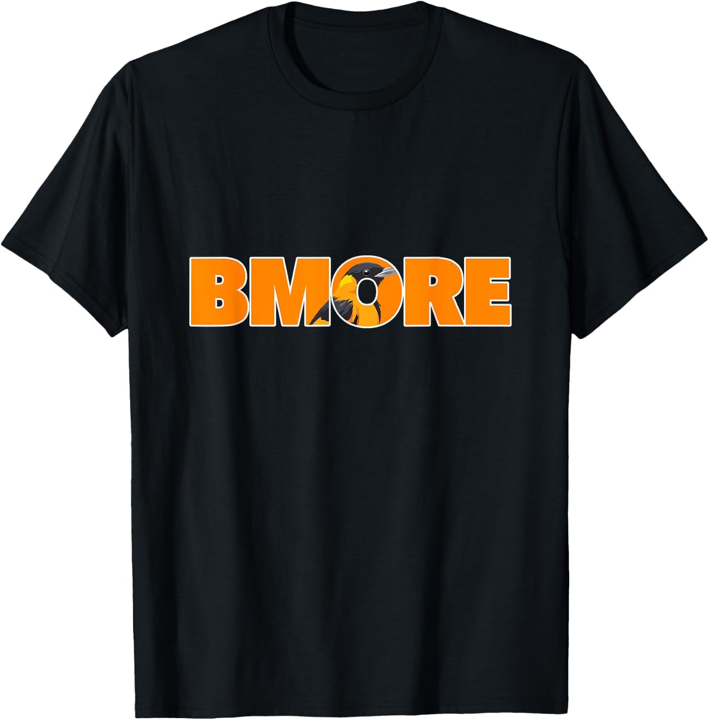 Baltimore Bmore Athletic Sport Style Bold Typography T-Shirt - T-Shirt | Black