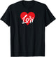 I Love Lori First Name I Heart Named T-Shirt - T-Shirt | Black