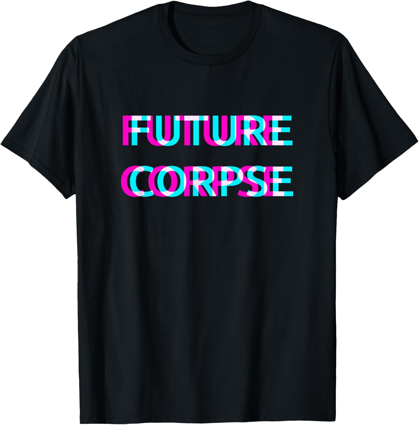 Future Corpse Coffin Goth Pastel Emo Stuff T-Shirt - T-Shirt | Black