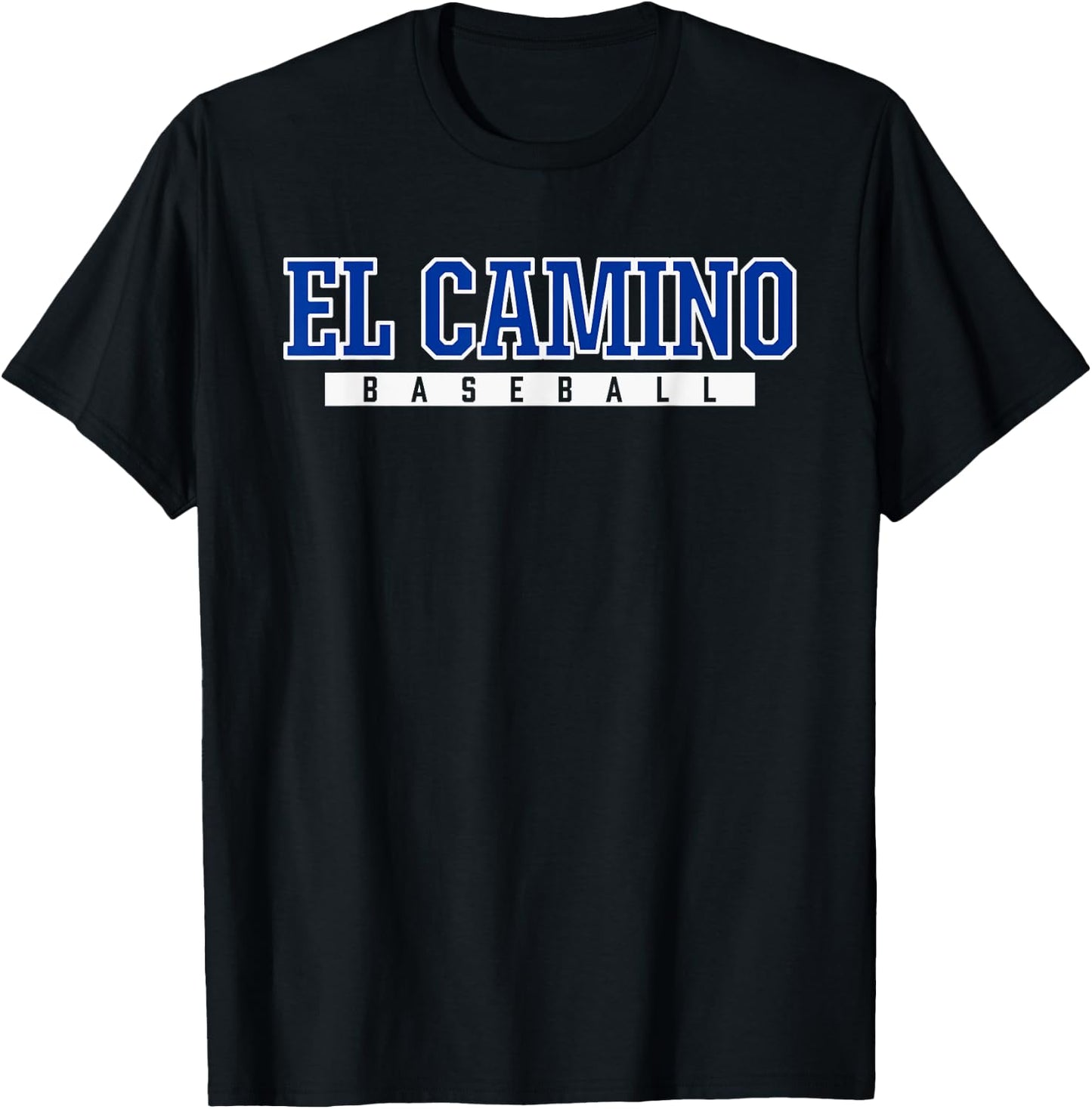 El Camino High School Baseball T-Shirt - T-Shirt | Black