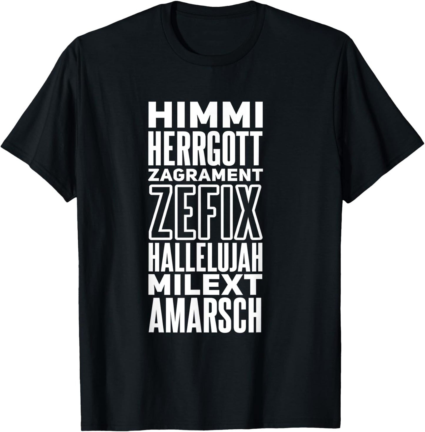 Witziges bayerisches Dialekt Spruch Motiv für Bayern T-Shirt - T-Shirt | Black
