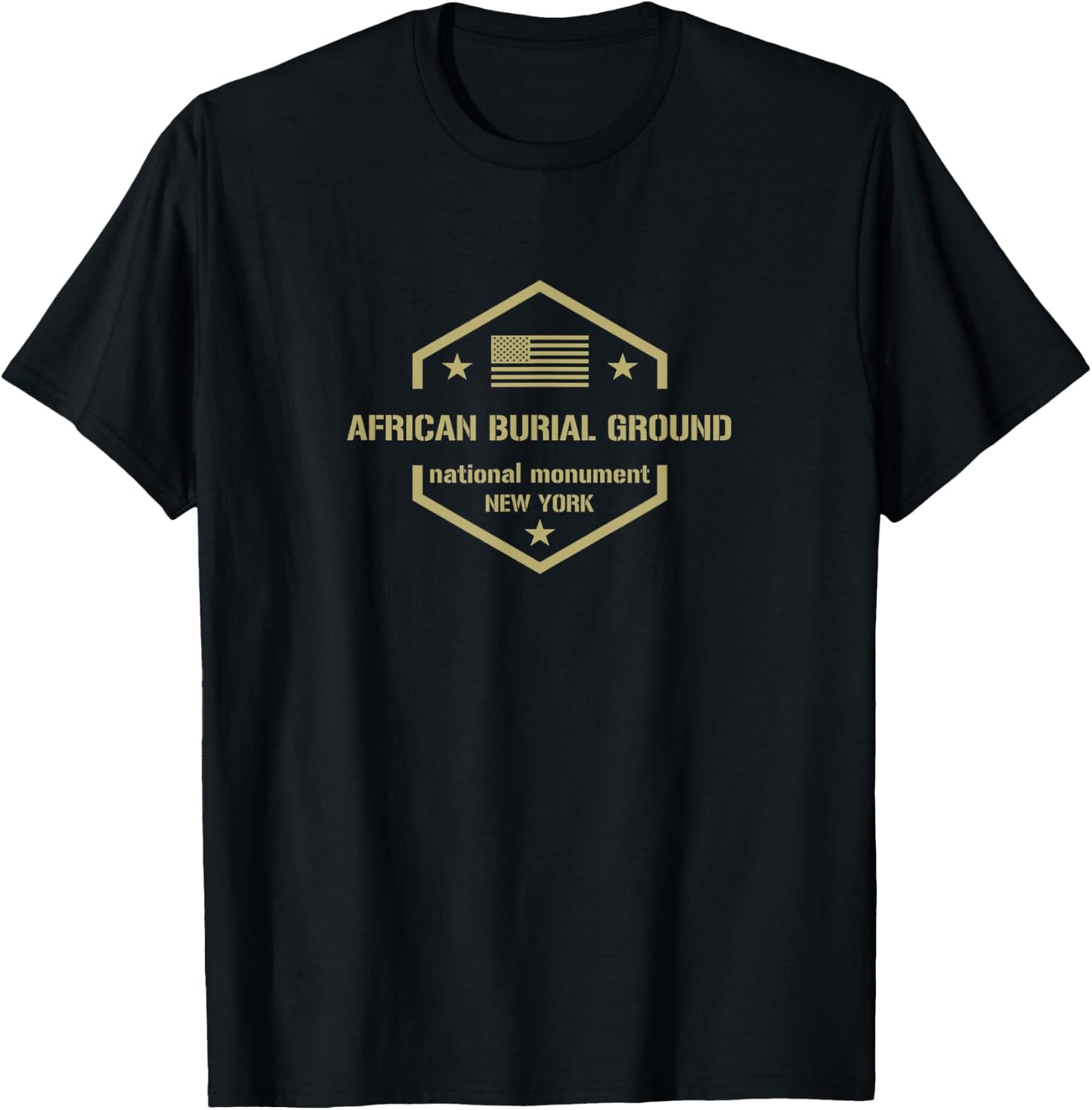 African Burial Ground National Monument T-Shirt - T-Shirt | Black