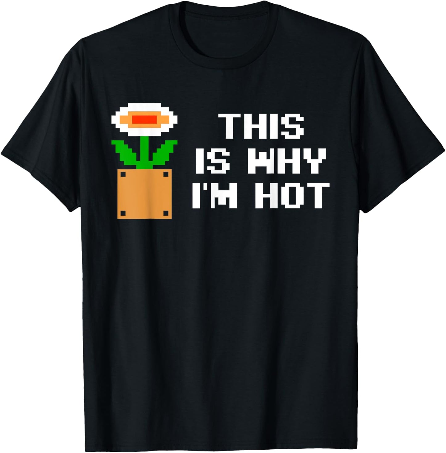 This Is Why I'm Hot Apparel T-Shirt - T-Shirt | Black