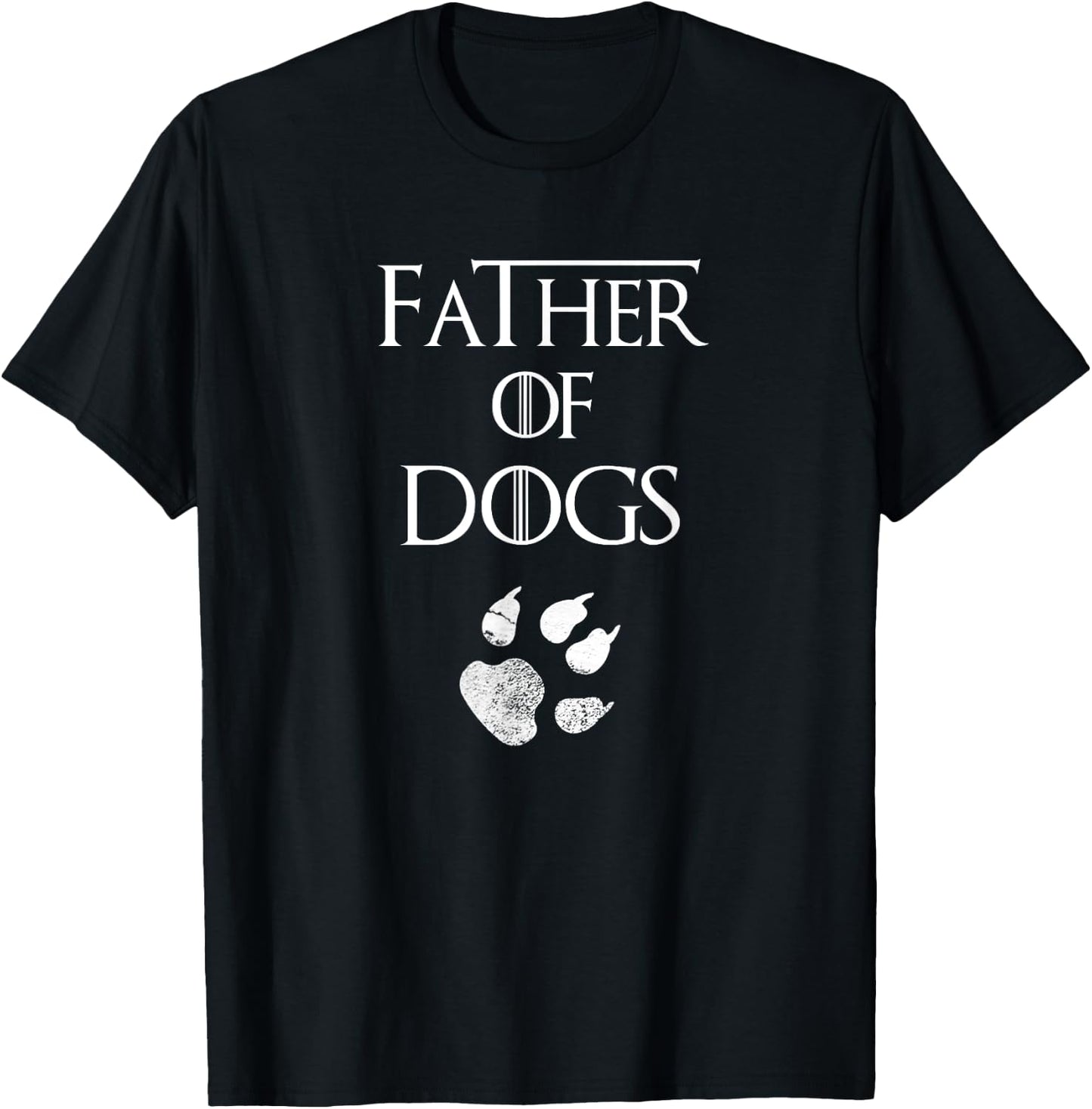Dog Lovers Shirt Father of Dogs Women Kids T-Shirt - T-Shirt | Black
