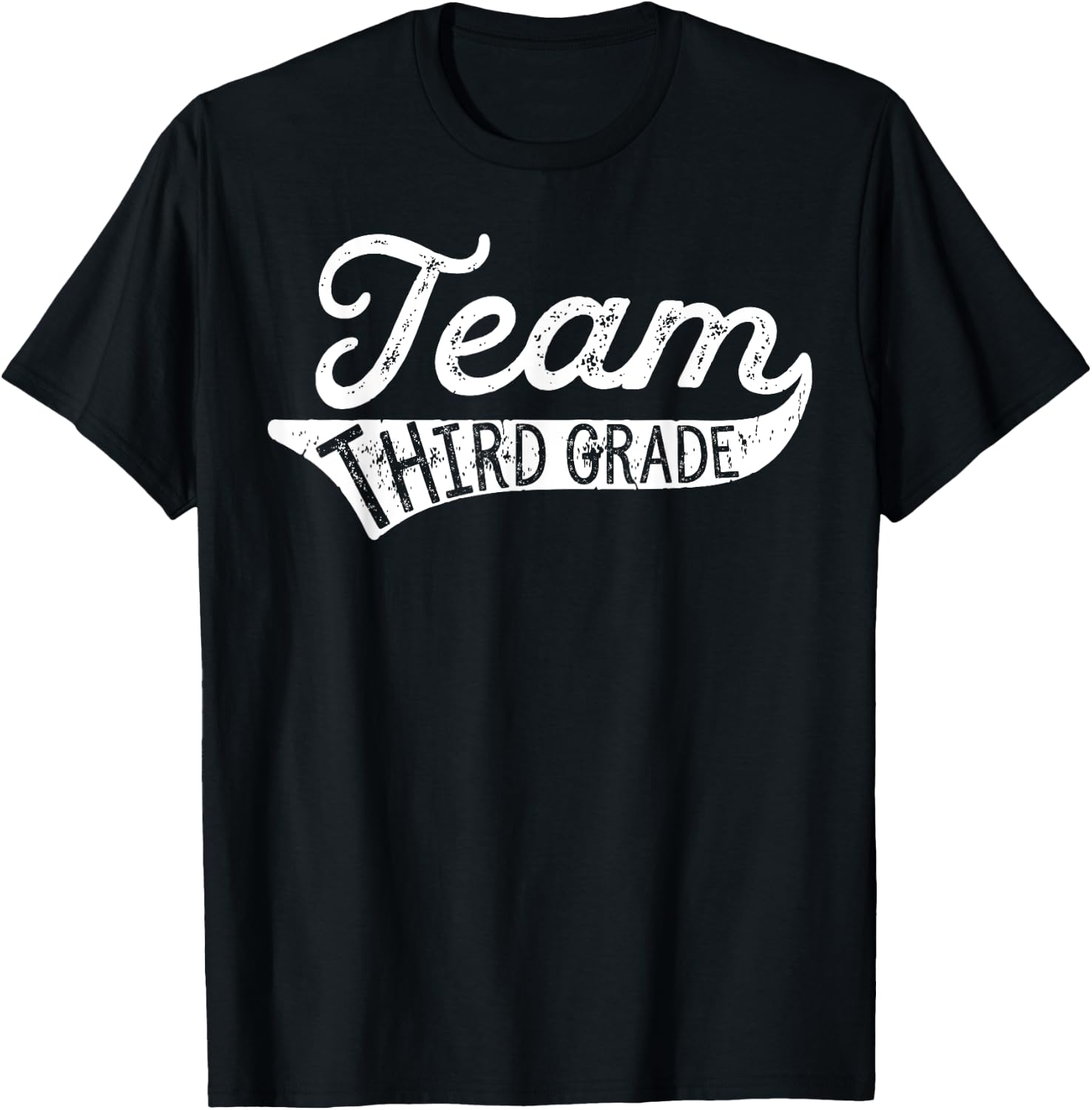 Team Third Grade - Student Teacher Back to School T-Shirt - T-Shirt | Black