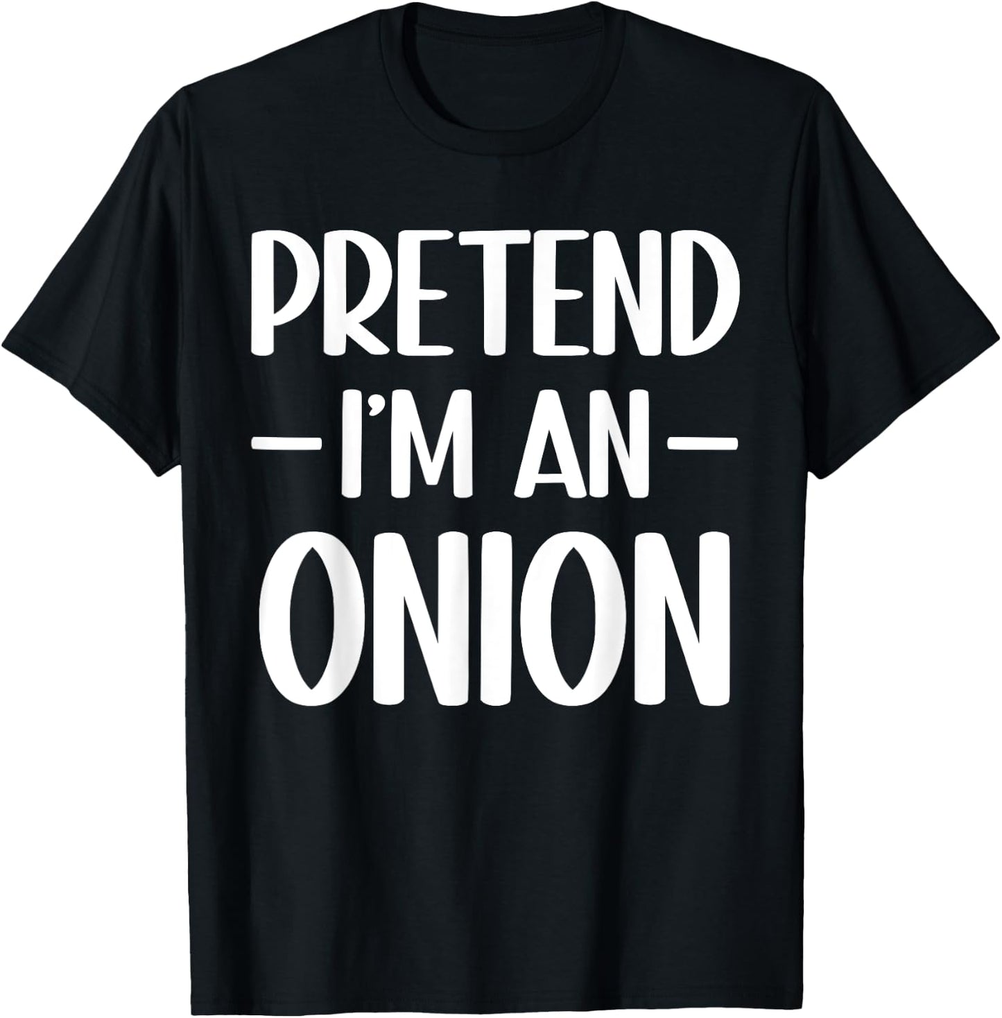 Pretend I'm an onion Halloween costume, red onion costume T-Shirt - T-Shirt | Black