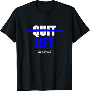 Do not Quit Lifting Lift Fitness Gym Bodybuilding Motivation T-Shirt - T-Shirt | Black