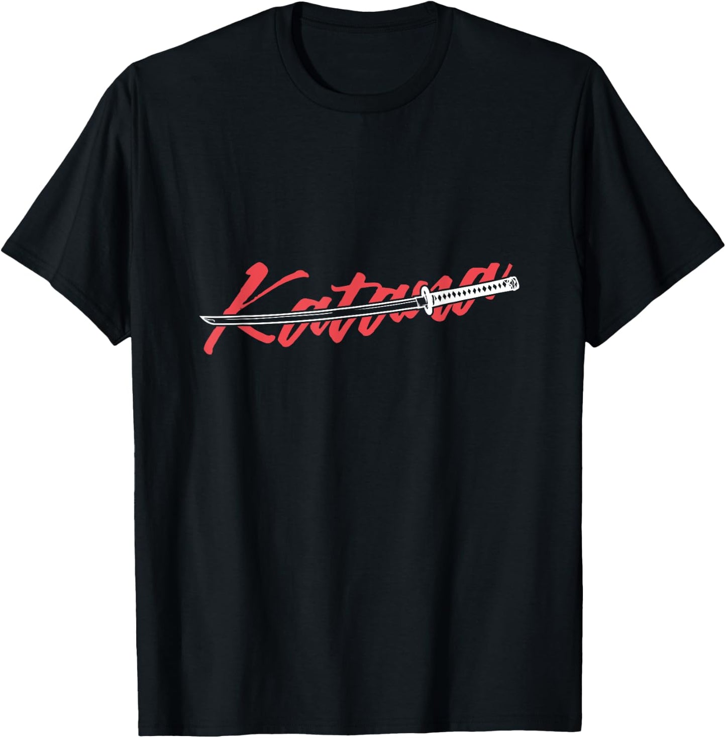 Katana Samurai Sword T-Shirt - T-Shirt | Black